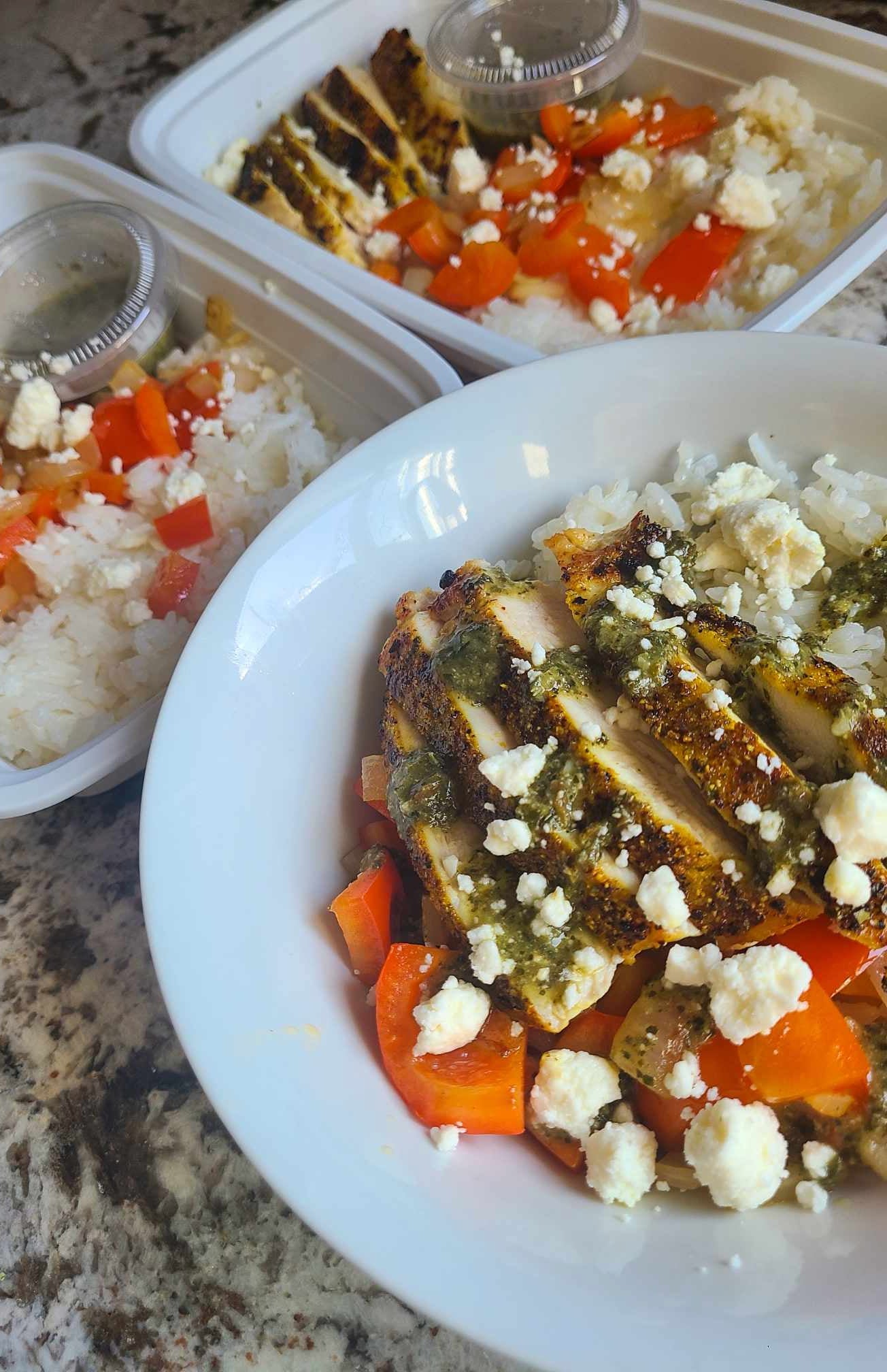 Dinner Option 2 - Pesto & Lemon Pepper Chicken