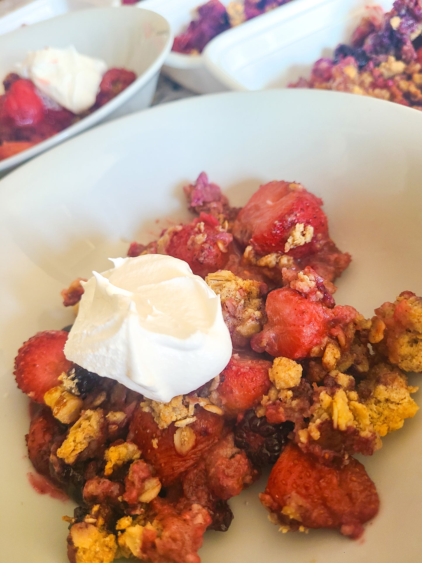 Dessert Option 1 - Berry Crumble