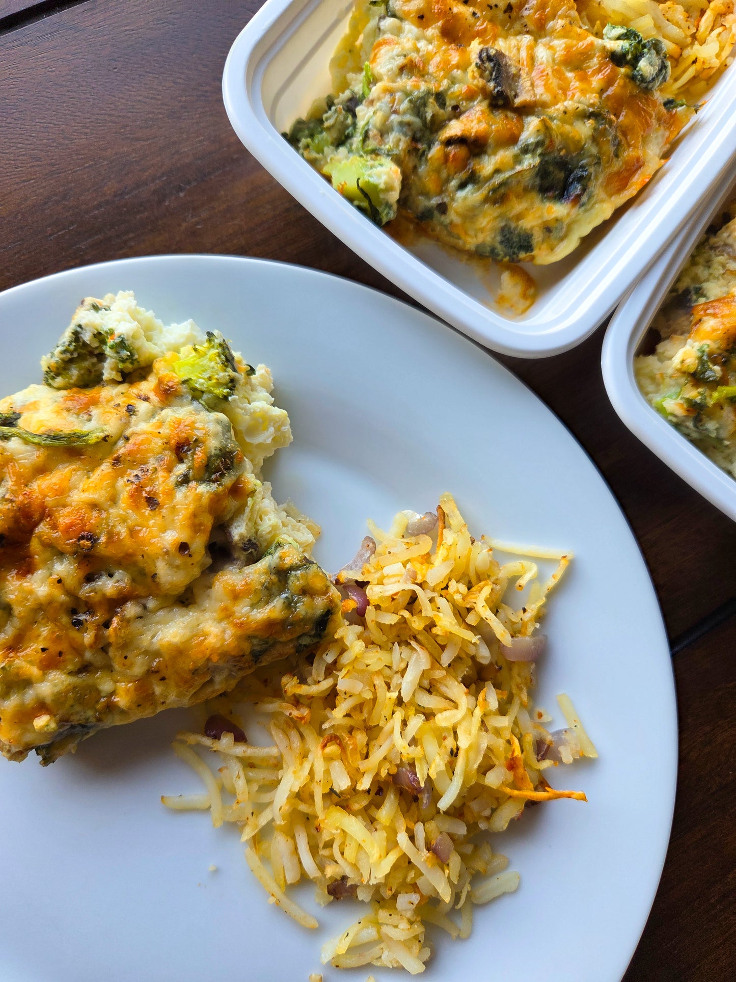 Breakfast Option 3 - Mushroom & Broccoli Breakfast Bake