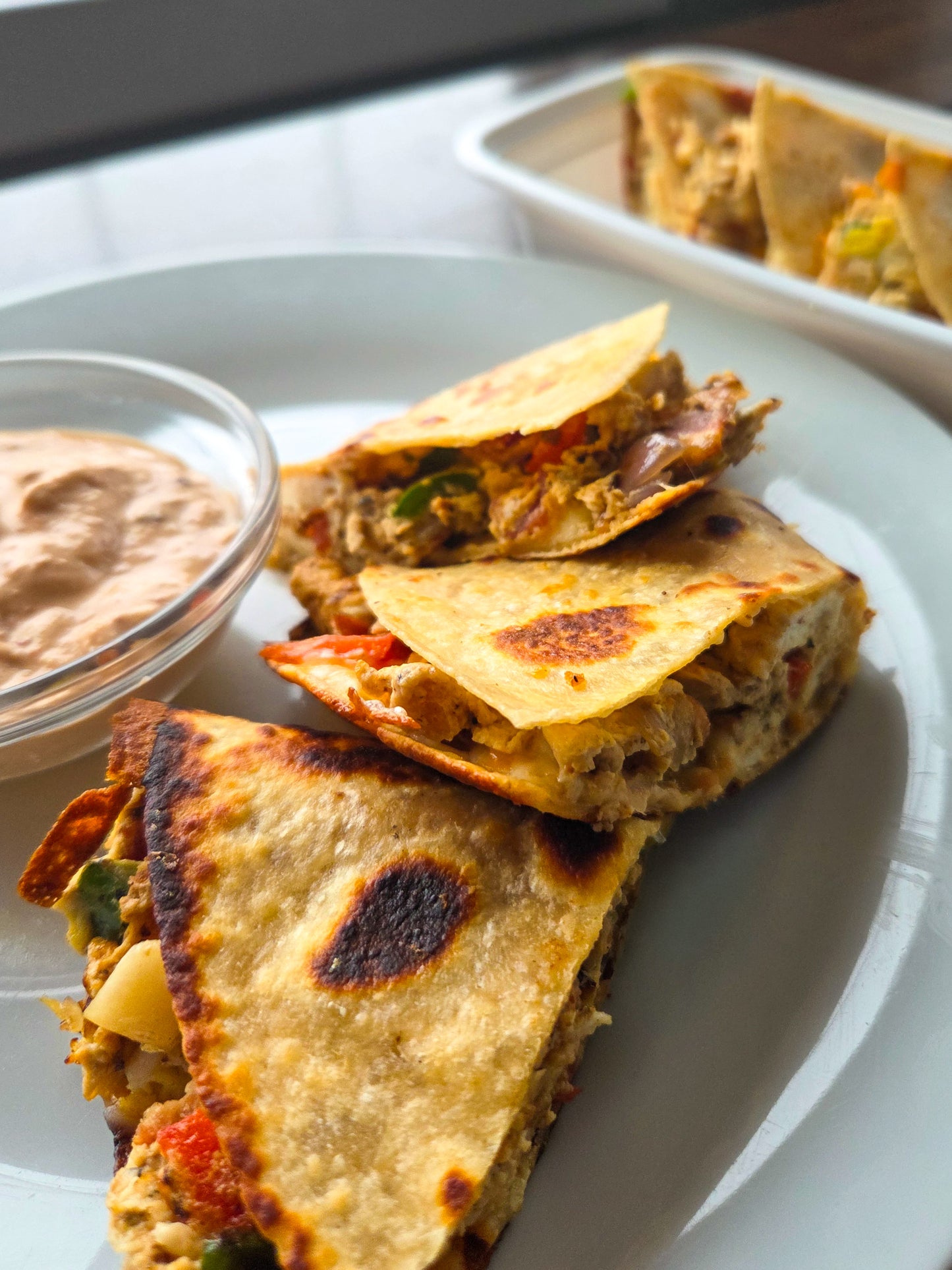 Breakfast Option 2 - Breakfast Quesadilla & Chipotle Ranch