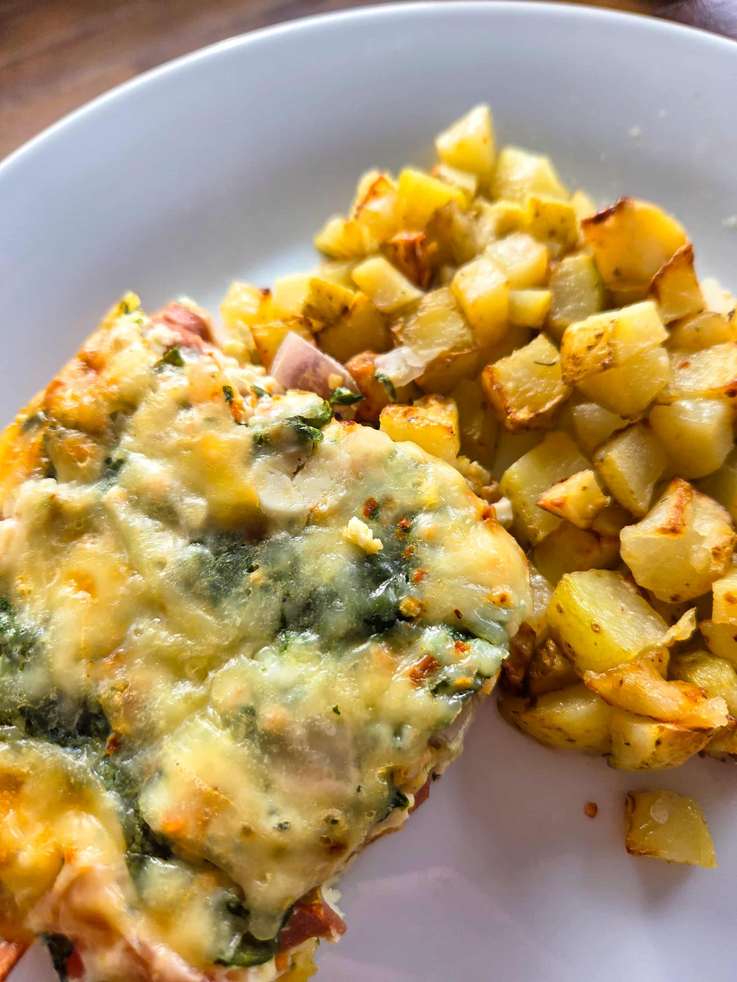 Breakfast Option 2 - Tomato & Spinach Frittata