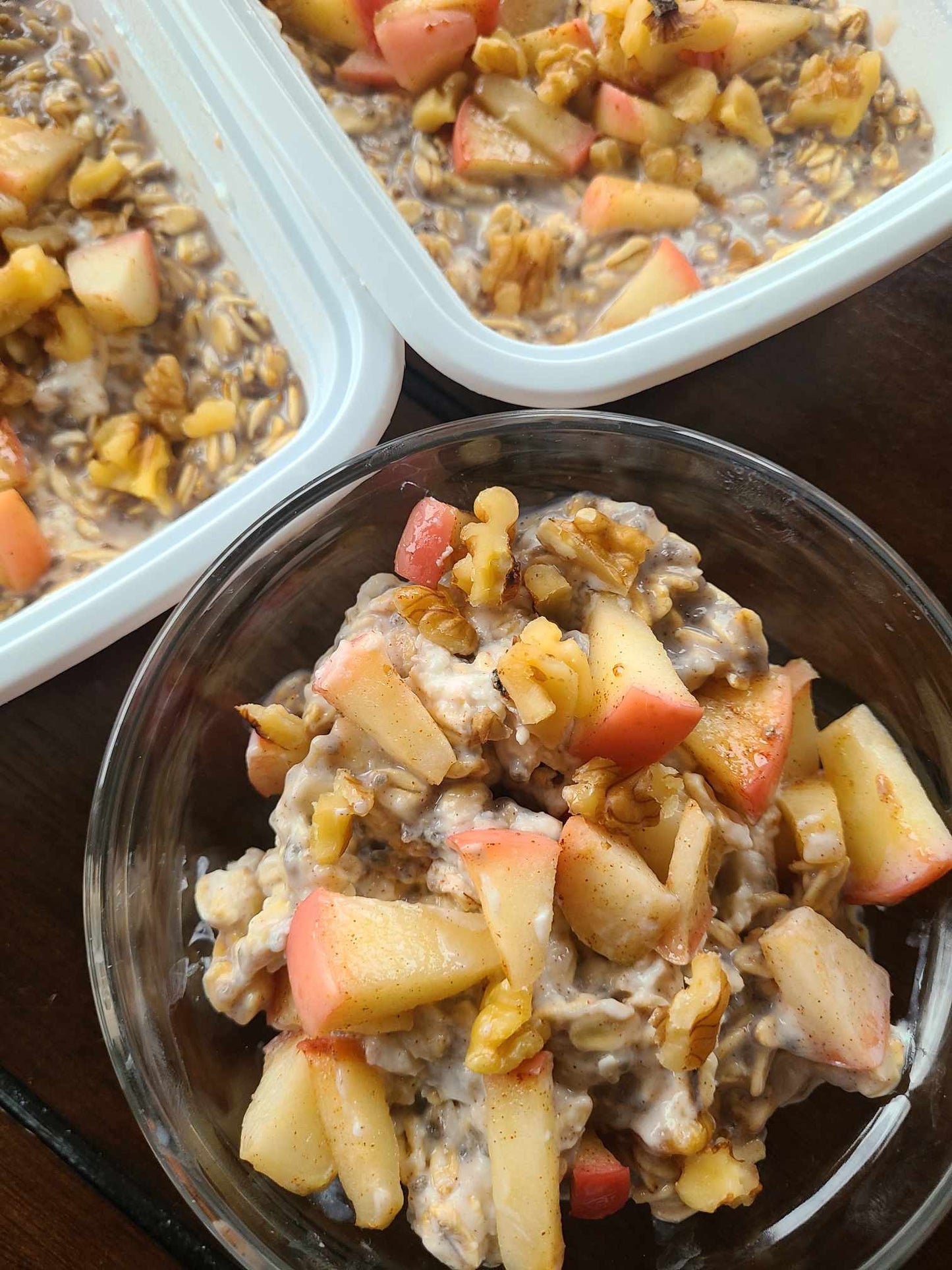 Breakfast Option 1 - Overnight Apple Pie Oats