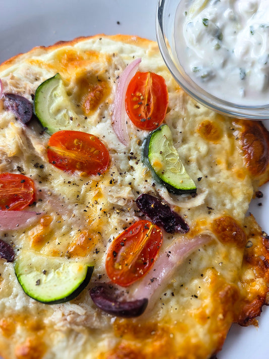 Dinner Option 3 - Greek Chicken Flatbread
