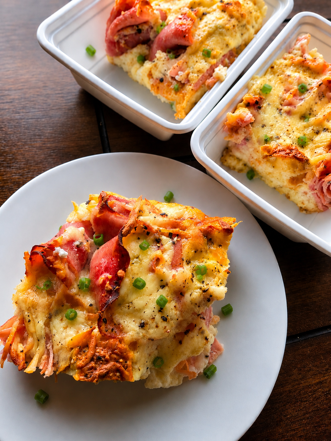 Breakfast Option 3 - Ham & Crossiant Bake